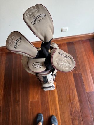 Oportunidad de bolsa y palos de golf Calaway.