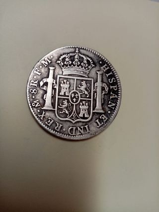 Moneda de plata 8 reales 