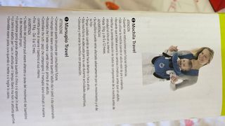 Mochila porta bebé