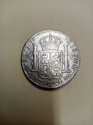 Moneda de plata 8 reales 