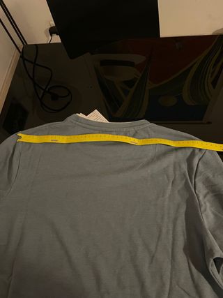 T-shirt maniche lunghe azzurra