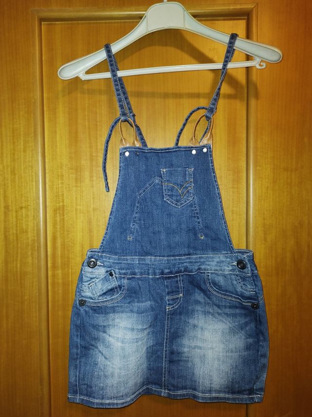 Salopette gonna jeans