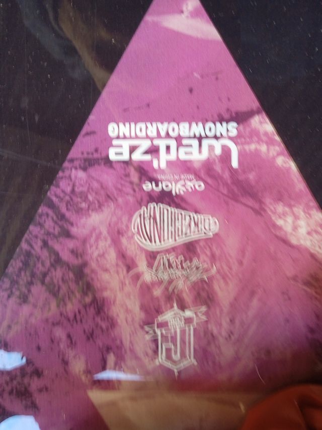 TABLA SNOWBOARD CON FIJACIONES