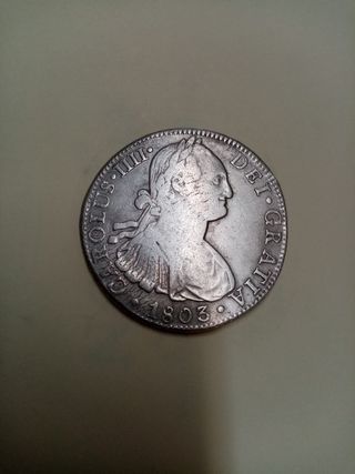 Moneda de plata 8 reales 