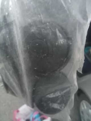4 Ruote piroettanti in plastica 