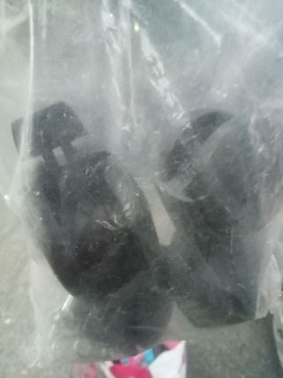 4 Ruote piroettanti in plastica 
