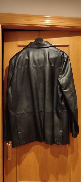 Chaqueta Piel Negra de Hombre
