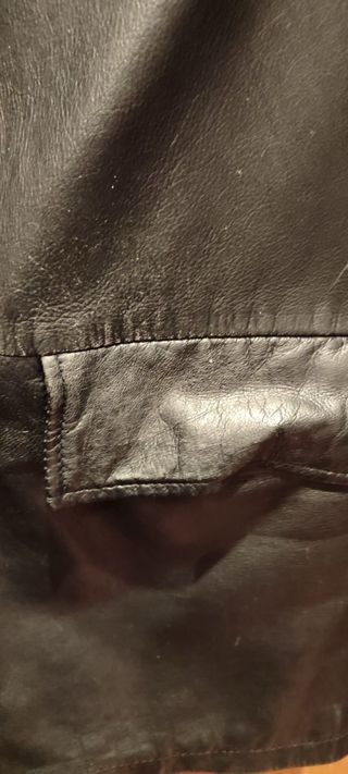 Chaqueta Piel Negra de Hombre