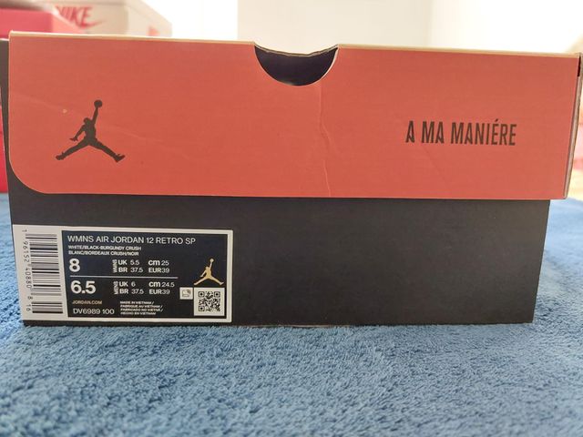 Air Jordan 12 x A Ma Maniere EU 39 DV6989-100