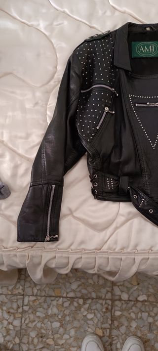 Chaqueta de piel AMI London