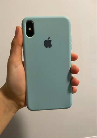 Funda Iphone XS Pro MAX (azul pastel)