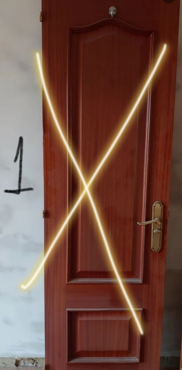 Lote puertas de madera