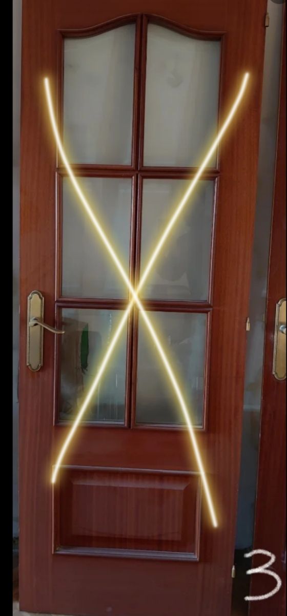 Lote puertas de madera