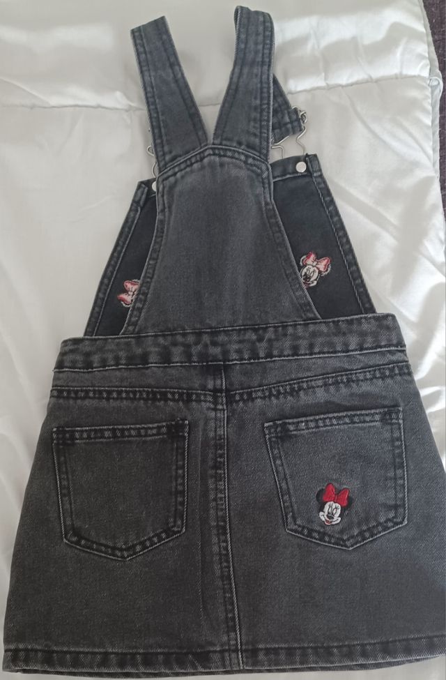 Peto vaquero falda niña Minnie