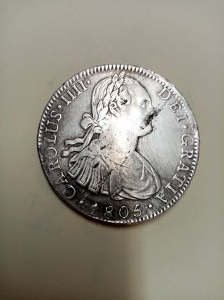 Moneda de plata 8 reales 
