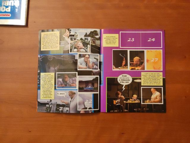 Álbum de cromos Los Increíbles y cromos