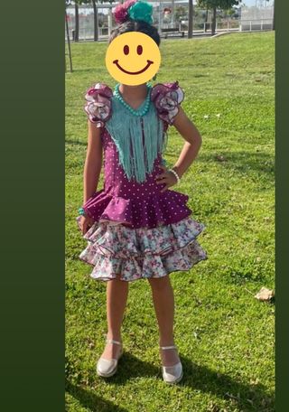Traje de gitana niña