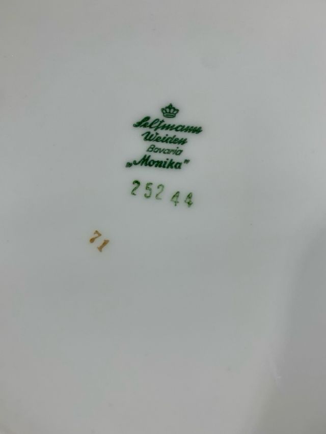 servizio da tè 🫖☕️ in porcellana e oro