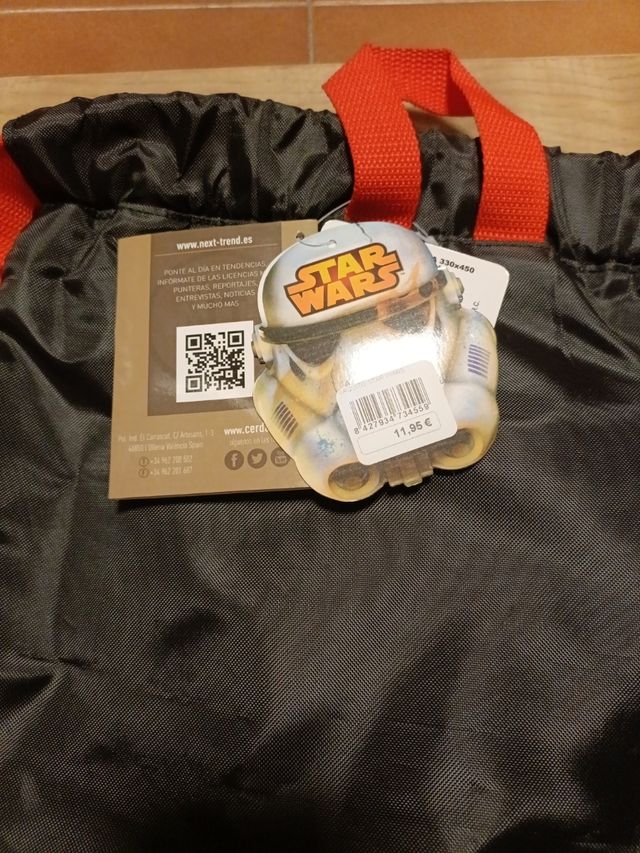 Bolsa star wars cuerda