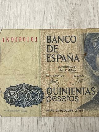 billete de 500 pesetas 