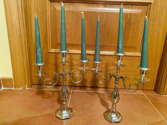 Pareja de candelabros