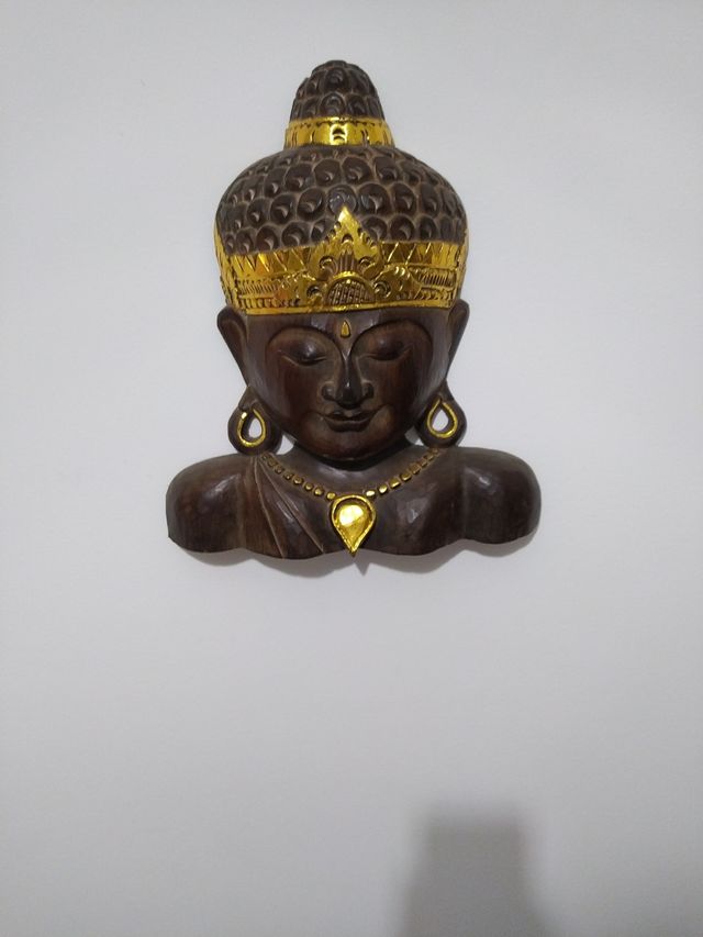 Mascara de Buda madera