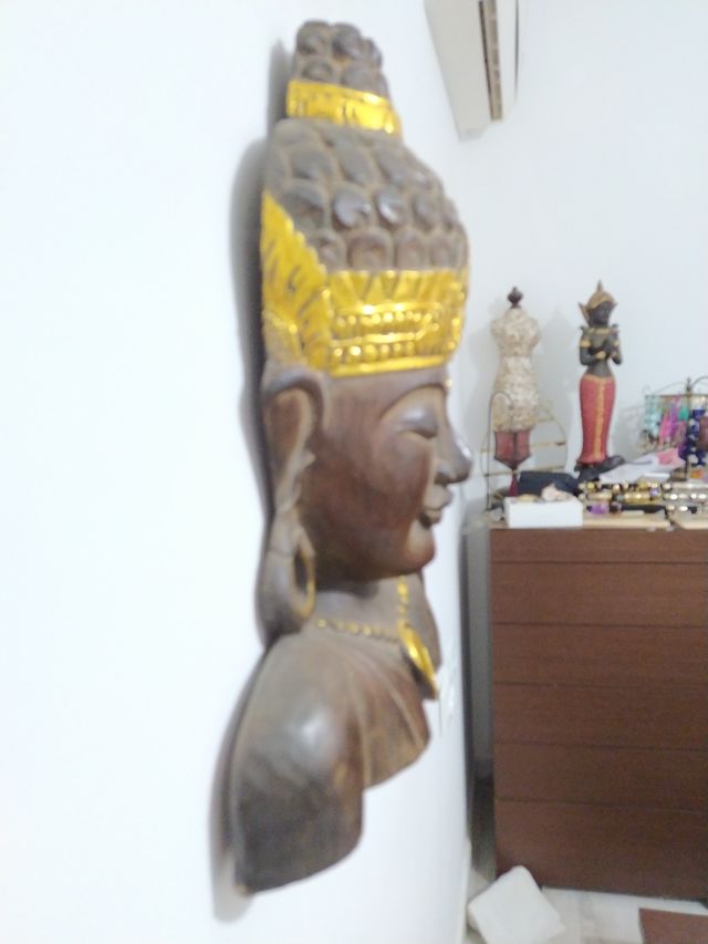 Mascara de Buda madera