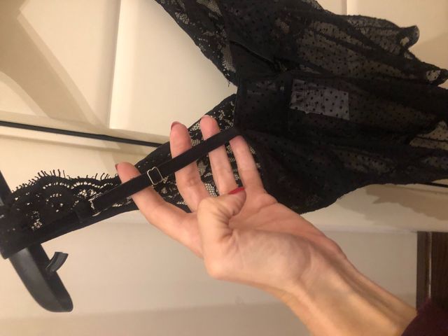Body nero in pizzo e tulle- Intimissimi