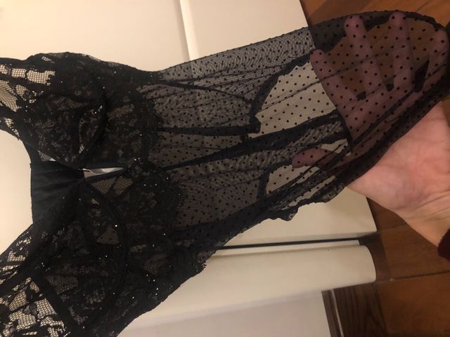 Body nero in pizzo e tulle- Intimissimi