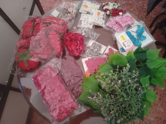 Flores de papel y tela manualidades