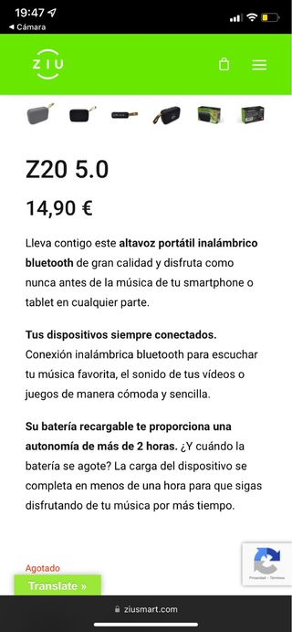 Altavoz inalámbrico