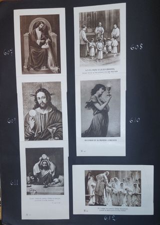 CATÁLOGO ANTIGUO DE ESTAMPAS 1 COMUNION
