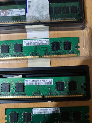 Memorias RAM pc antiguo