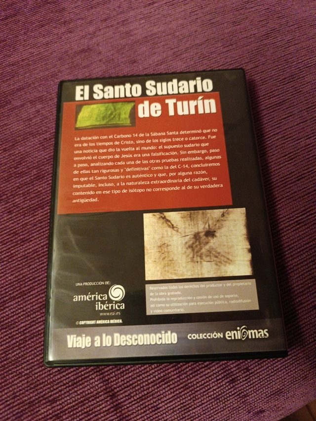 DVD original el santo sudario de Turín