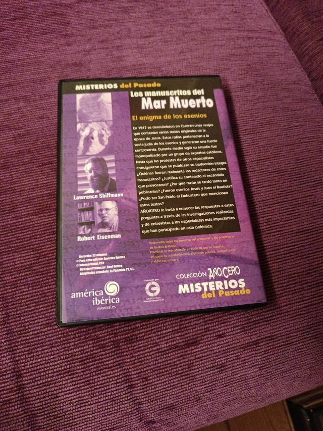 DVD los manuscritos del mar Muerto