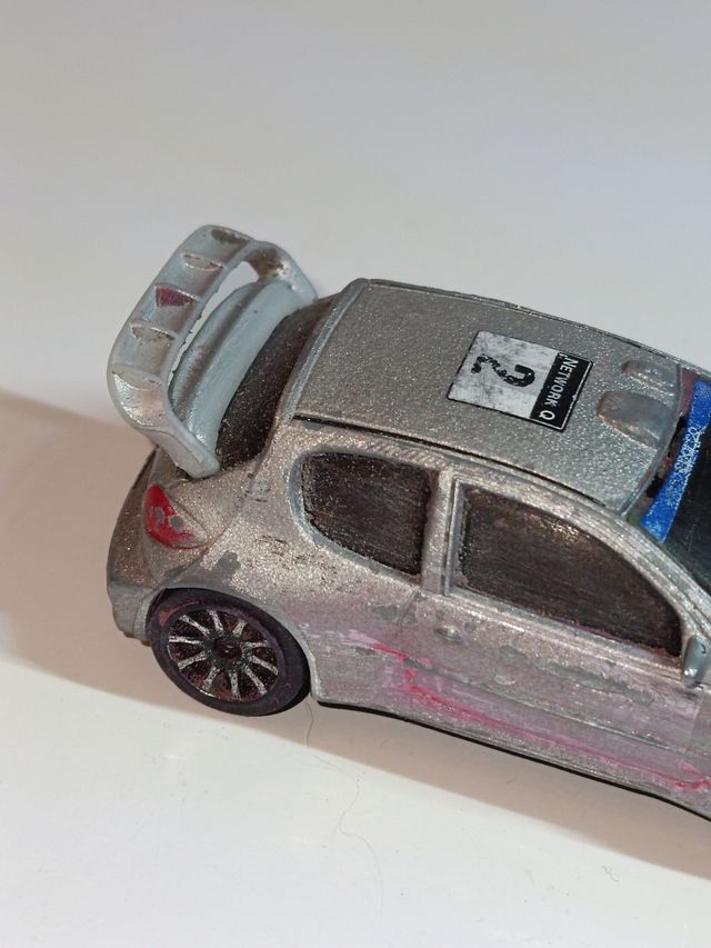 *PEUGEOT 206 WRC 1/64 MAJORETTE