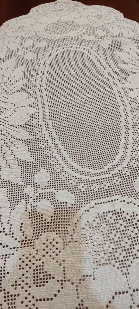 Camino de mesa artesano