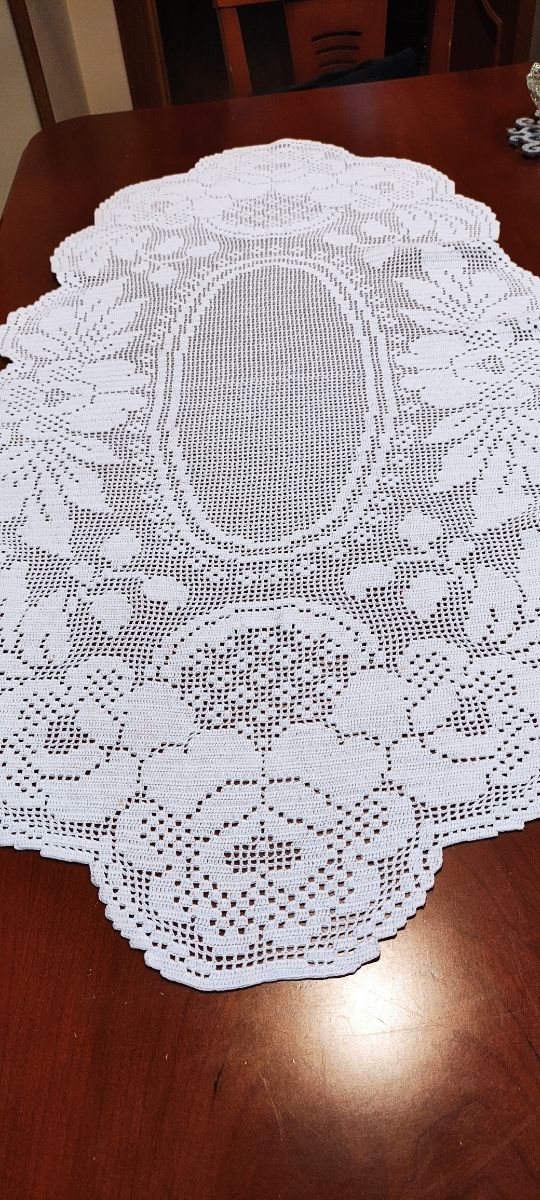 Camino de mesa artesano