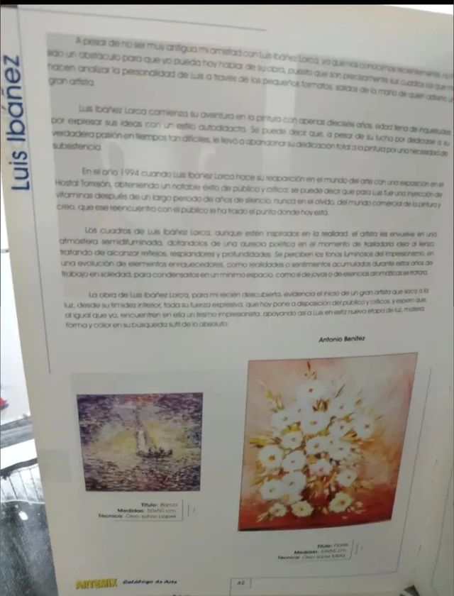 Cuadro pintura óleo original de Luis Ibáñez Lorca