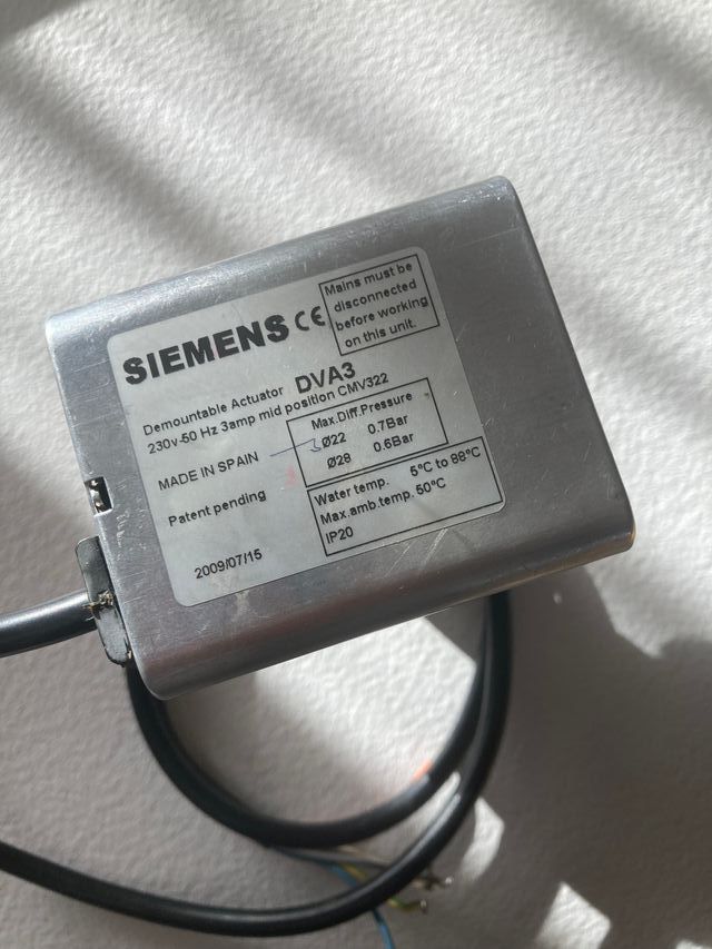 valvola a tre 3 vie siemens