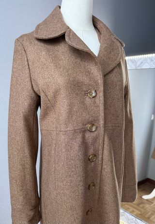 Nuevo, Loreak Mendian, Abrigo Vintage, Camel Taupe