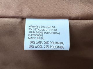 Nuevo, Loreak Mendian, Abrigo Vintage, Camel Taupe