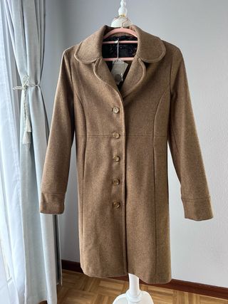 Nuevo, Loreak Mendian, Abrigo Vintage, Camel Taupe