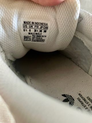 Zapatillas Adidas Superstar talla 39 y 1/3