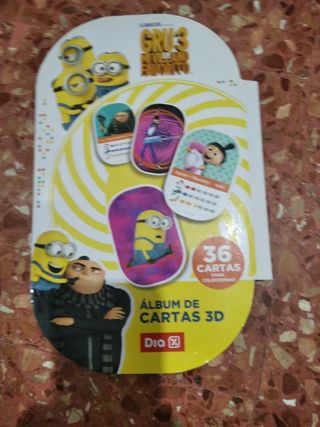 Álbum cromos minions