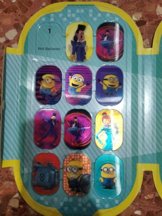Álbum cromos minions