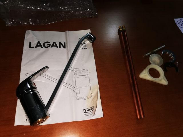 Grifo de cocina monomando completo Ikea nuevo