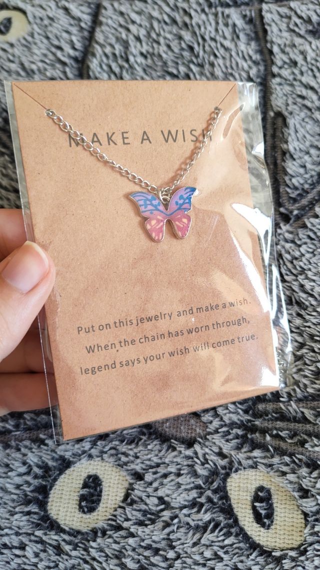 Colgante mariposa de los deseos 