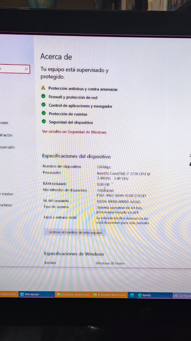 ORDENADOR 🖥️ SOBREMESA HP Pavilion 