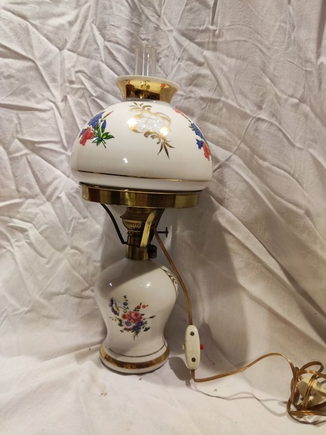 Lampara mesa antigua